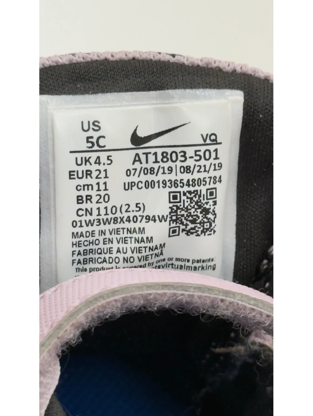 NIKE (TD) Nike Star Runner 2 Velcro 'Iced Lilac'